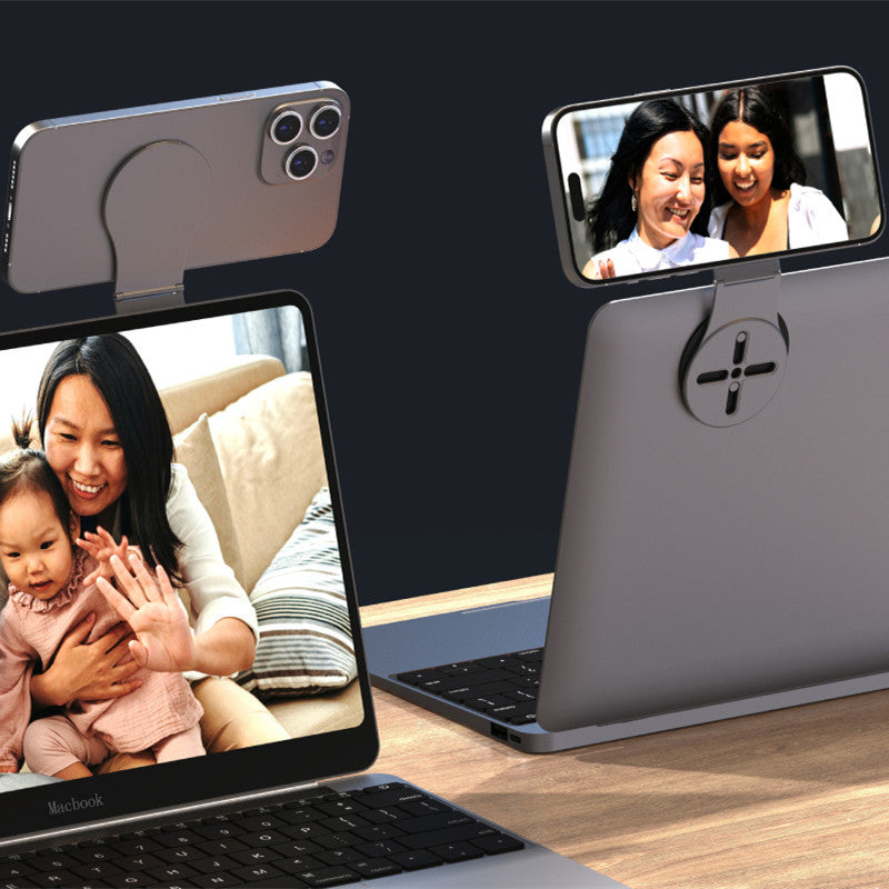 Magnetic Laptop Phone Holder